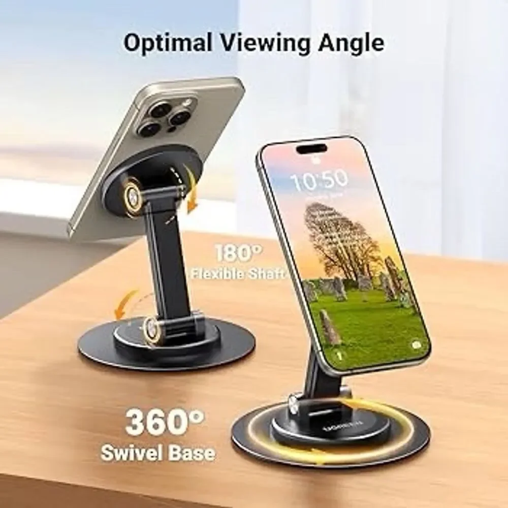 UGREEN Magnetic Phone Stand for MagSafe 360° Rotation Adjustable Height